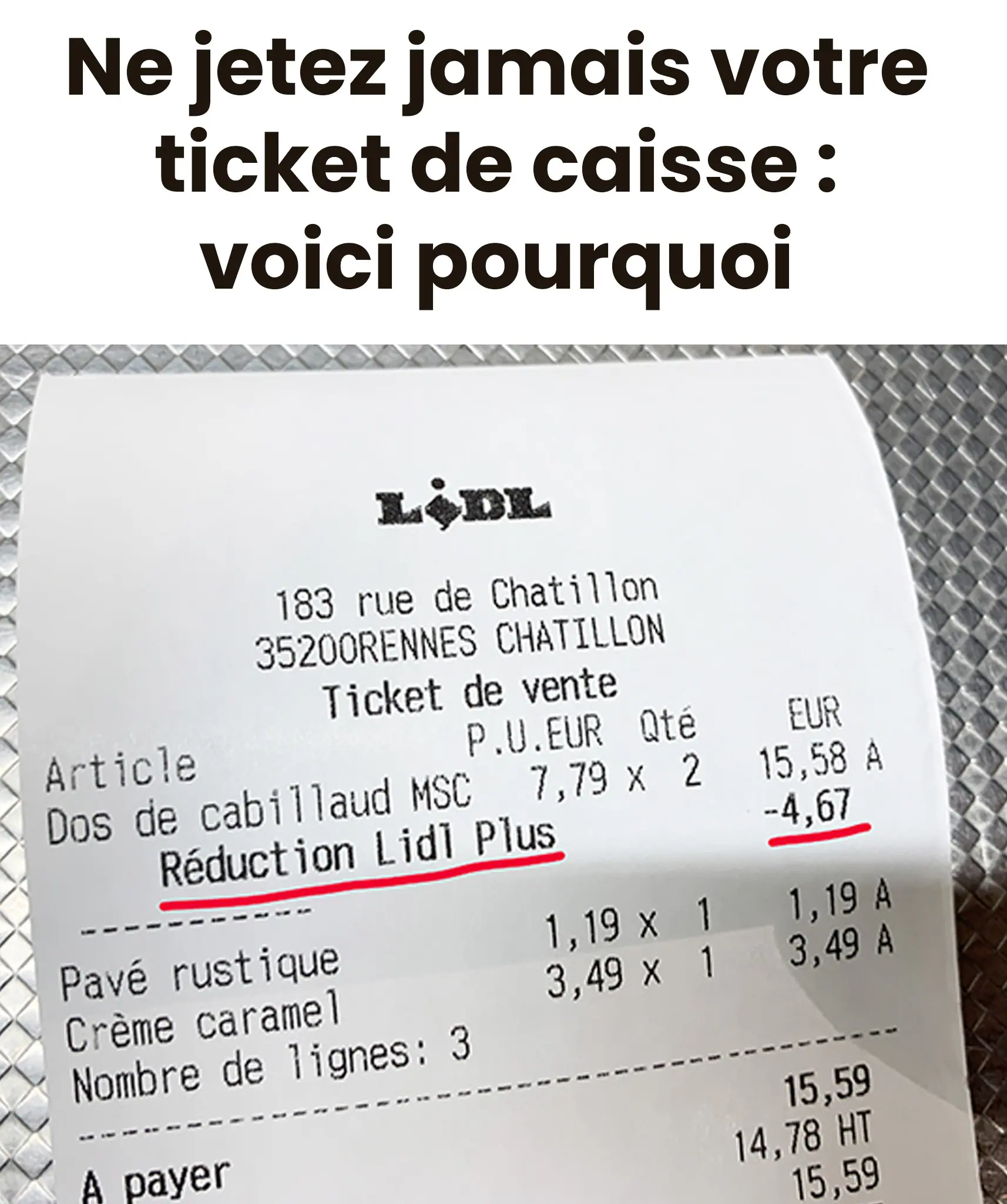 Decouvrez pourquoi il est important de toujours conserver votre ticket de caisse apres vos achats au supermarche .jpg