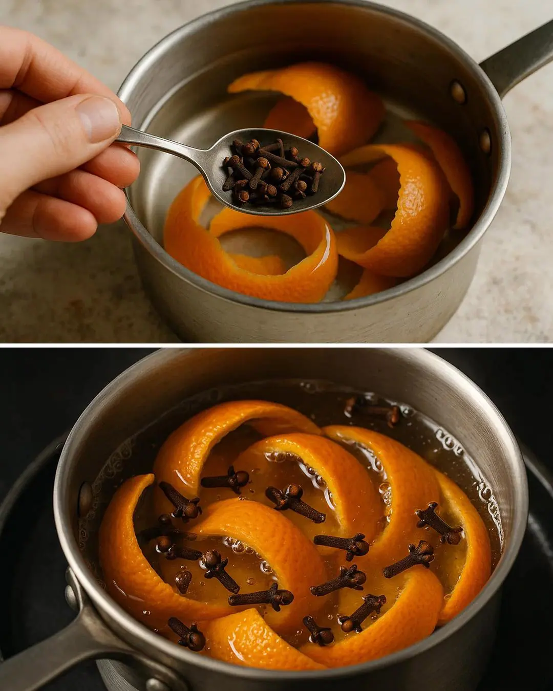Faire bouillir des ecorces dorange et des clous de girofle une astuce ancestrale de nos grands meres.jpg