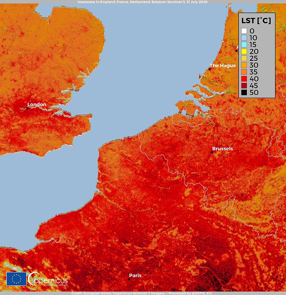 Heatwave in Europe